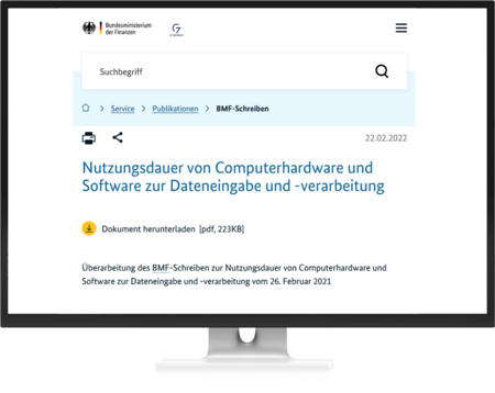 Dank der neuen Abschreibungsregeln des Bundesfinanzministeriums wird die Beschaffung und Einführung digitaler Wirtschaftsgüter erleichtert.